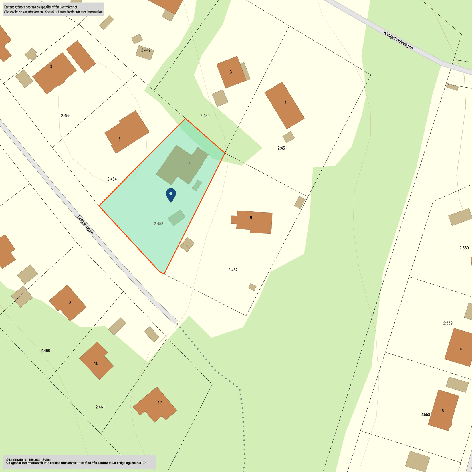 Villa, Talltitestigen 7, Viksäter/Viksberg, Södertälje