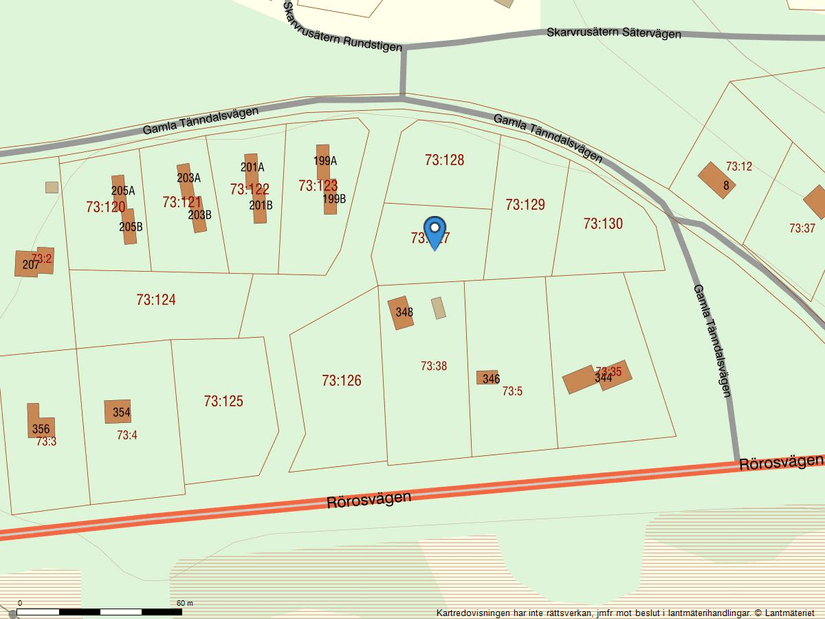 Tomt, Skarvrusätern Gamla Tänndalsvägen 191, Härjedalen