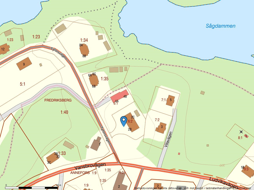 Villa, Tyforsvägen 2A, Fredriksberg/Säfsen, Ludvika