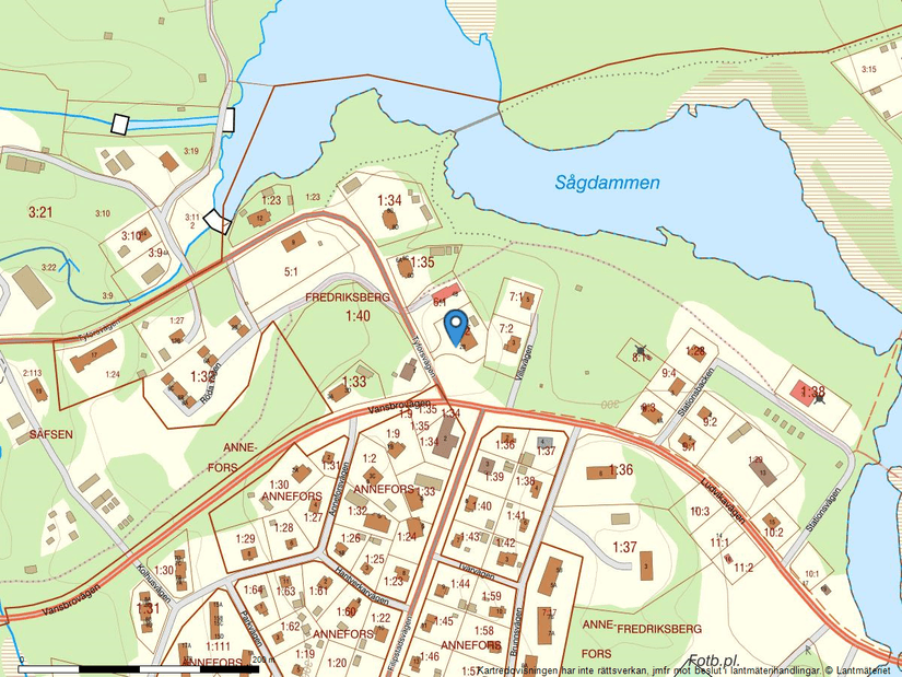 Villa, Tyforsvägen 2A, Fredriksberg/Säfsen, Ludvika