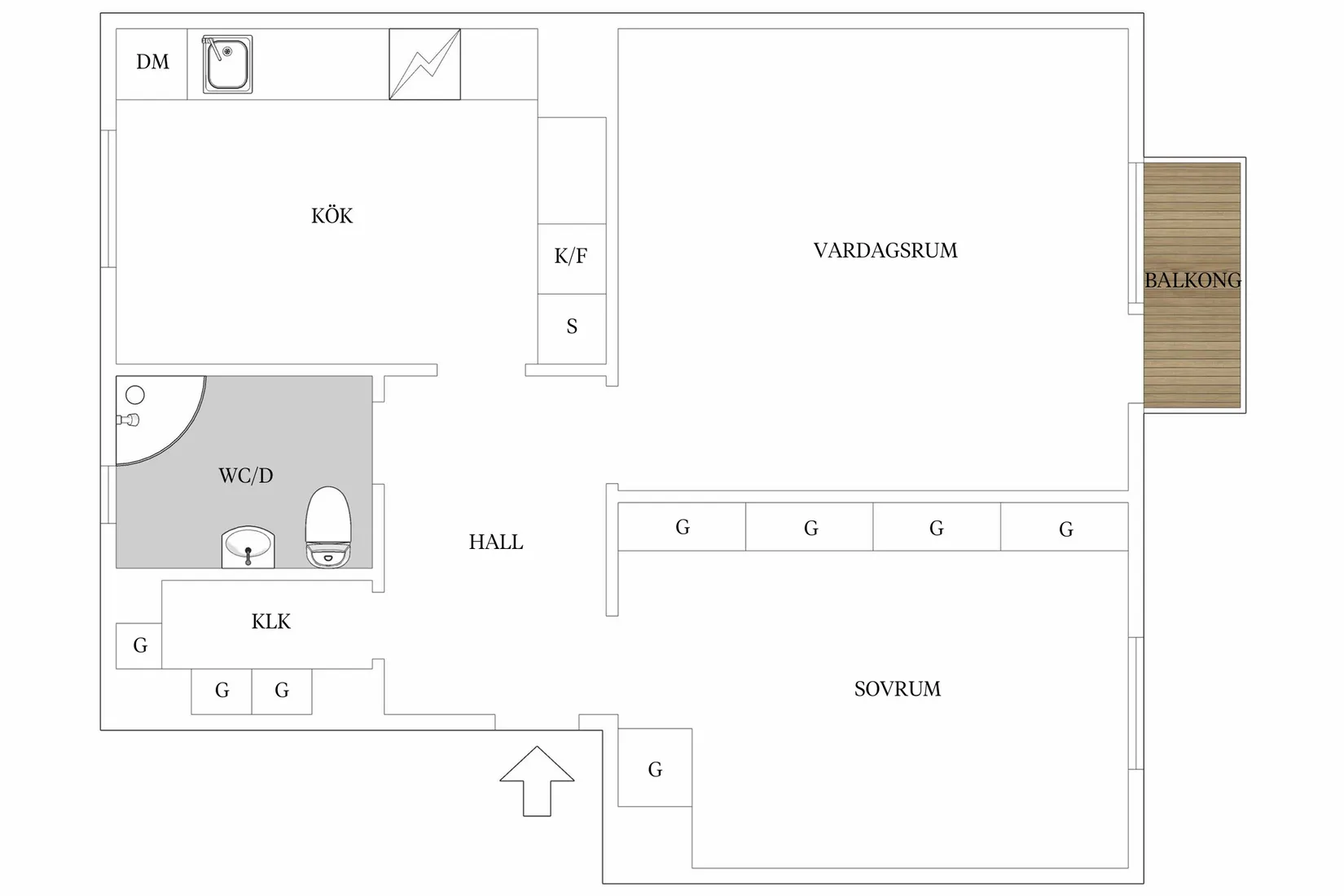Bostadsrätt, Karl Staaffsgatan 22C, Centrala Hisingen, Göteborg