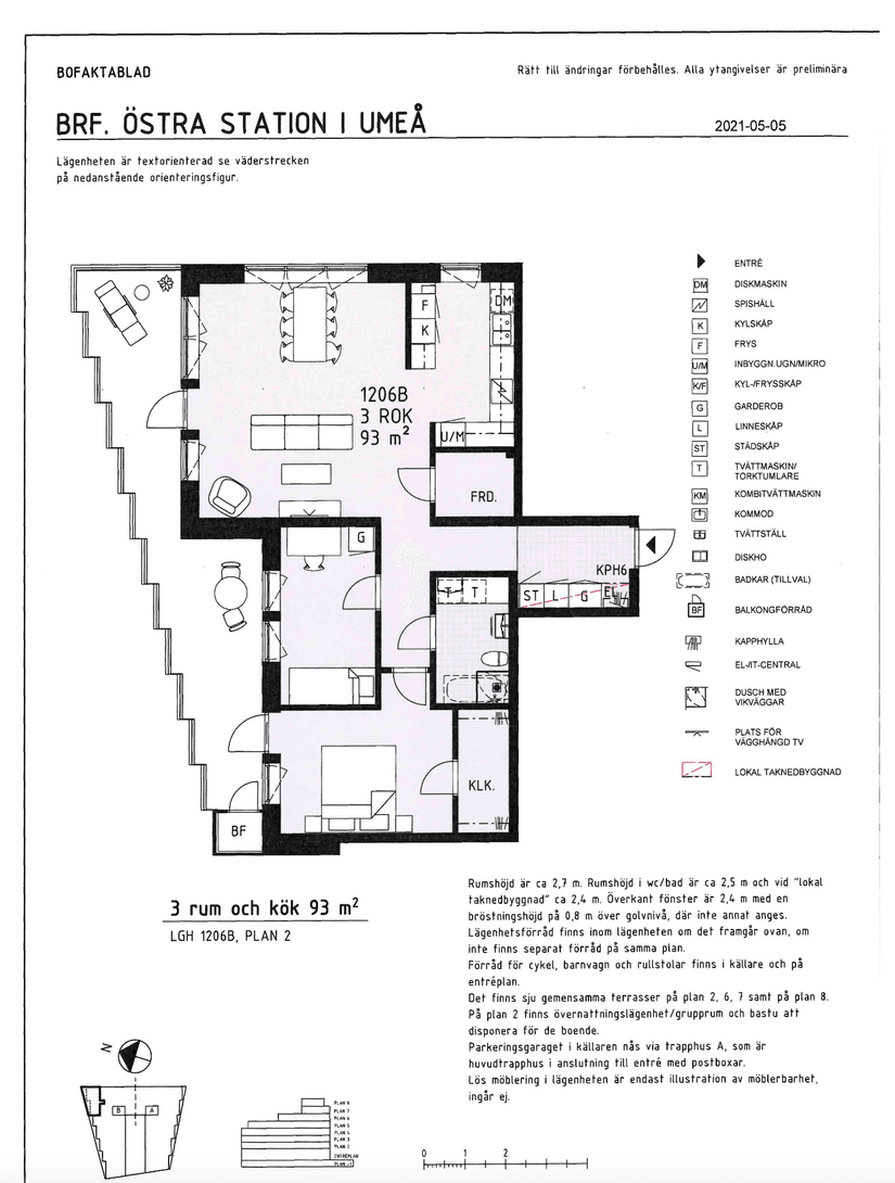 Bostadsrätt, Östermalmsgatan 65B, Umeå