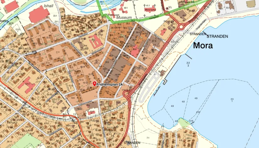 Bostadsrätt, Fridhemsplan 2A, Centralt, Mora