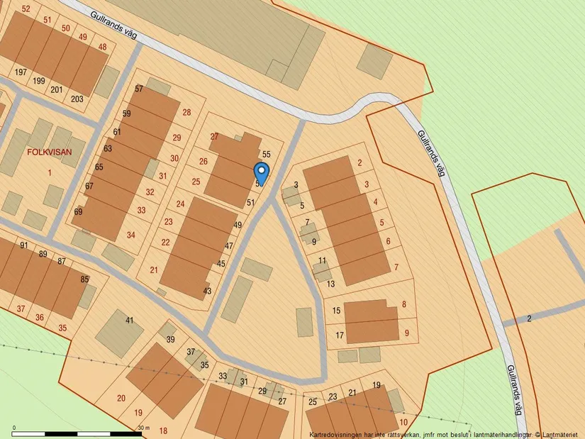 Radhus, Gullrands väg 53, Eriksberg, Botkyrka