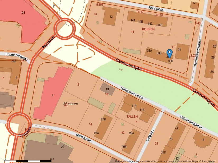 Bostadsrätt, Centrumvägen 33B, Centrum, Kalix