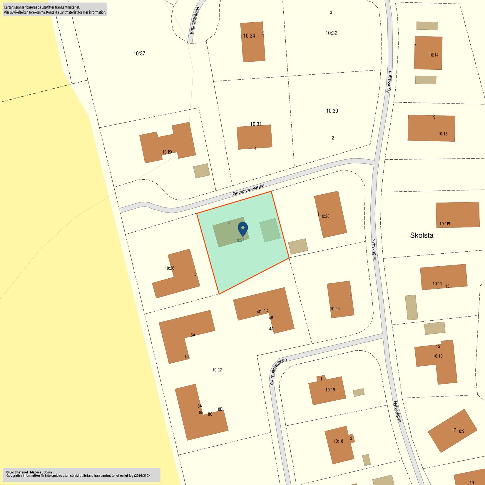 Villa, Granbacksvägen 3, Skolsta, Enköping