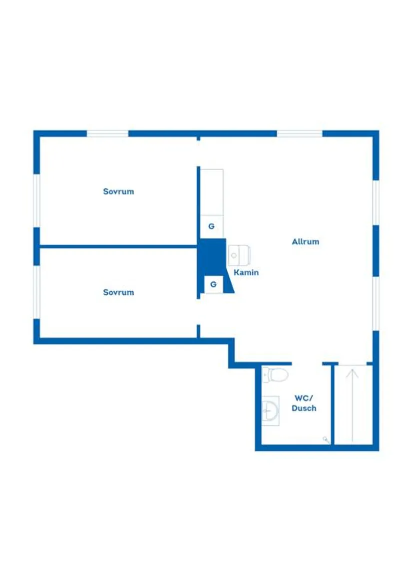 Fritidshus, Rullstensvägen 5, Nogersund, Sölvesborg