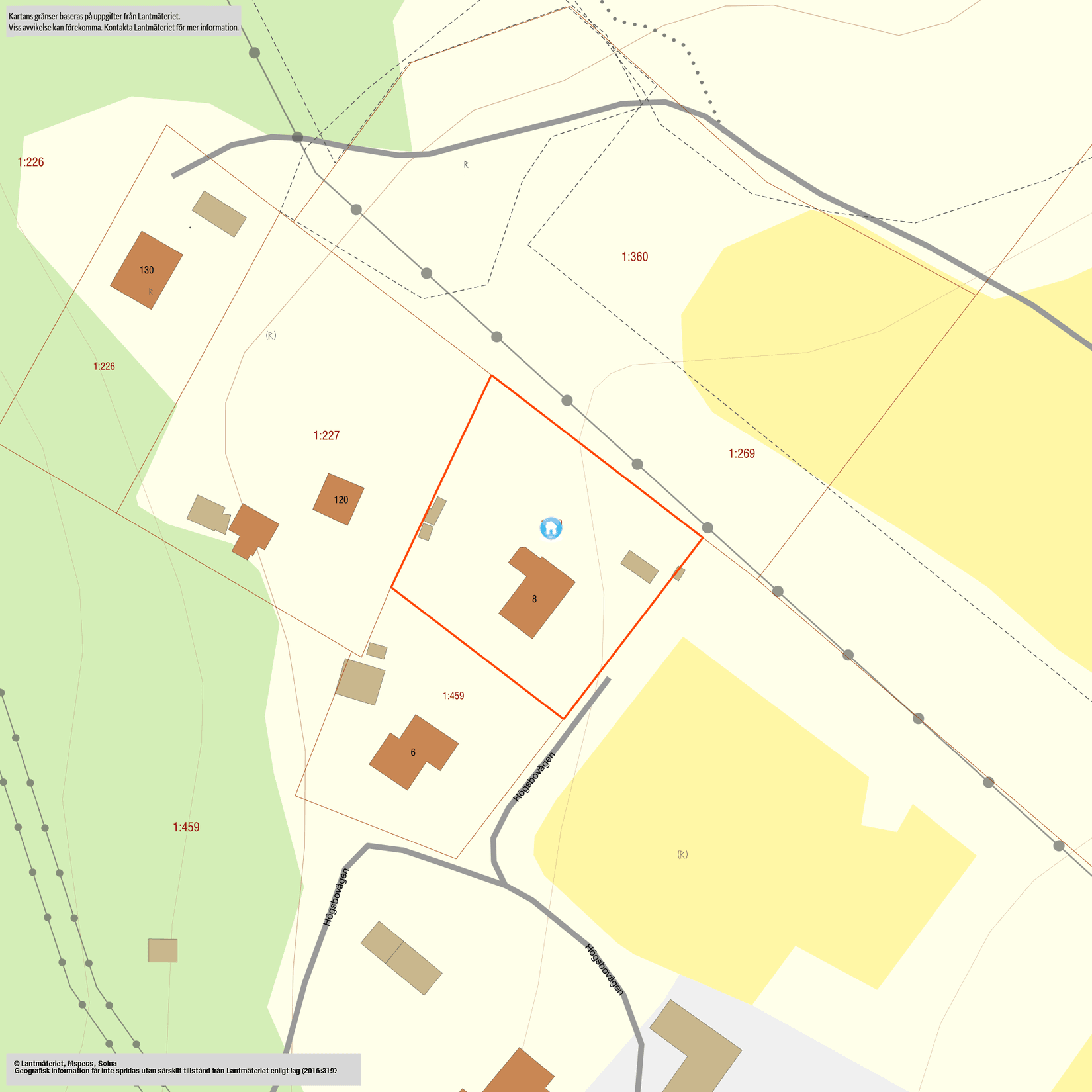 Villa, Högsbovägen 8, Ytterby, Kungälv