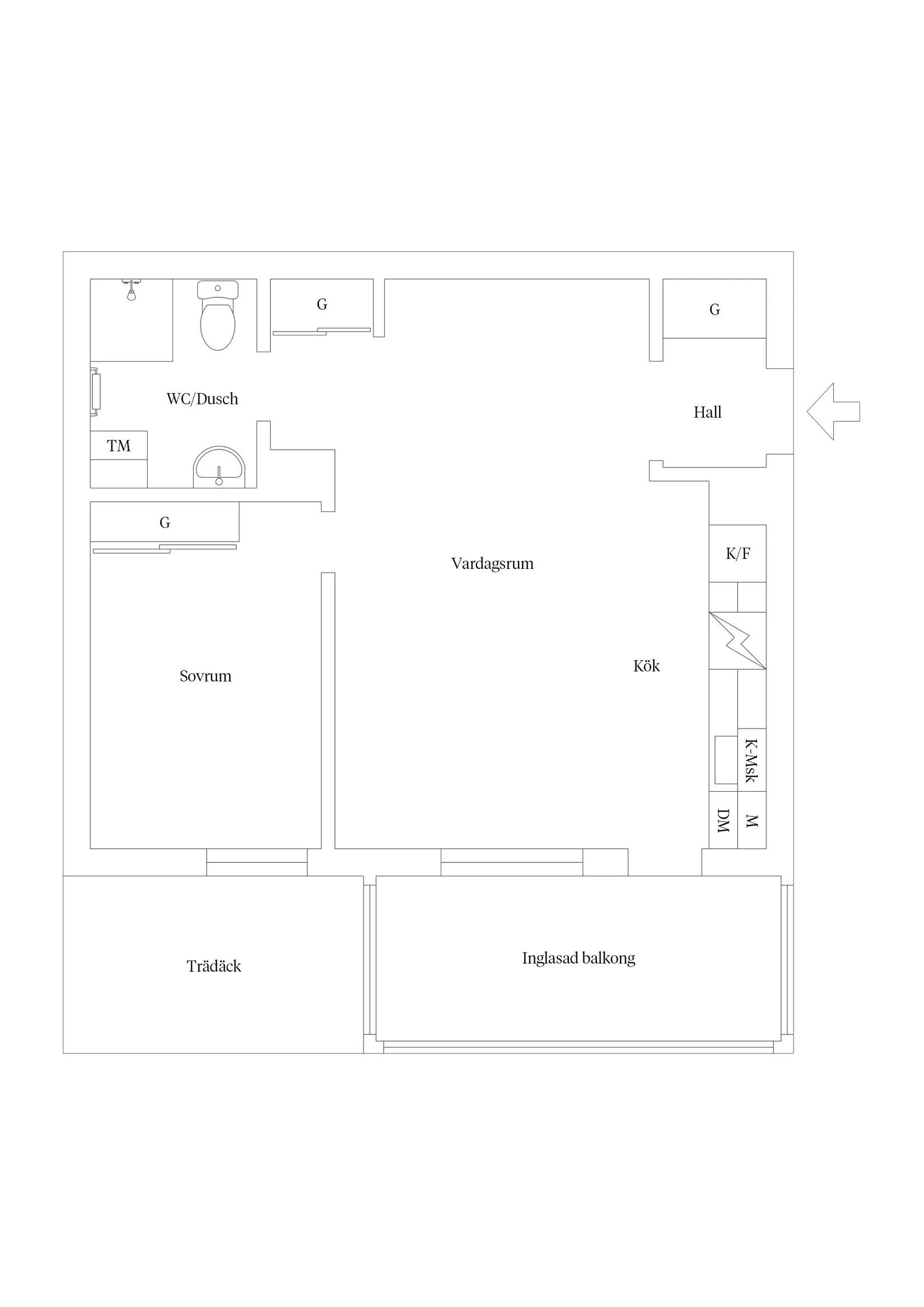 Bostadsrätt, Bataljonsgatan 31, Södra Ekkällan, Linköping