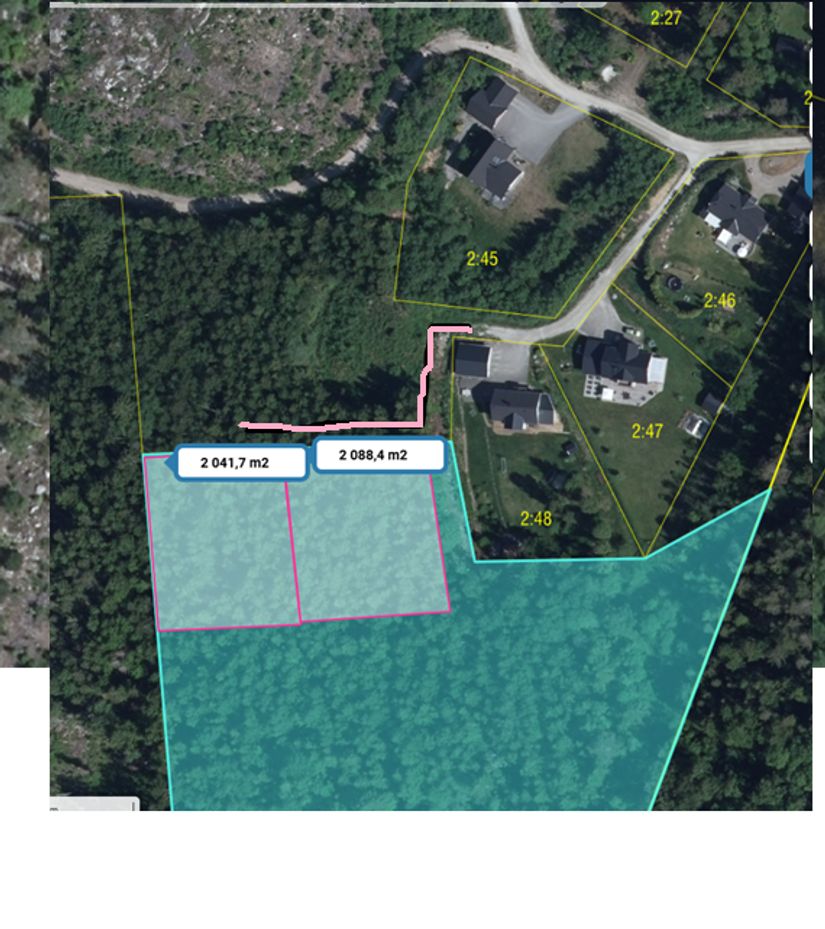 Tomt, DEL AV SUNDSVALL KLINGSTA 3:10 (Tomterna 1A och 1B), Medskogsbron - Vintertjärn, Sundsvall