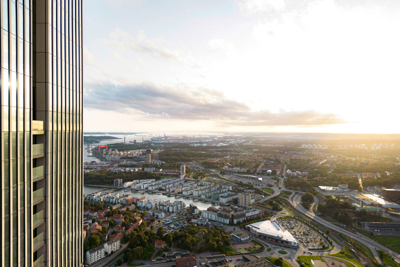 Bostadsrätt, Lodjursstråket 1 (Karlatornet vån 37), Lindholmen, Göteborg