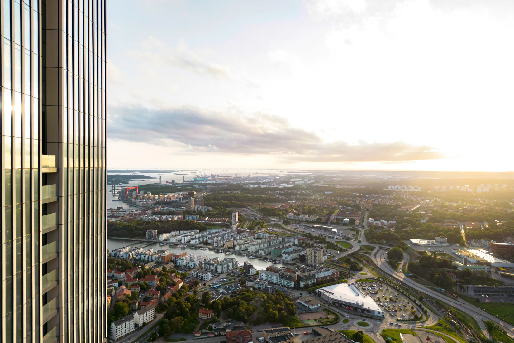 Bostadsrätt, Lodjursstråket 1 (Karlatornet vån 37), Lindholmen, Göteborg