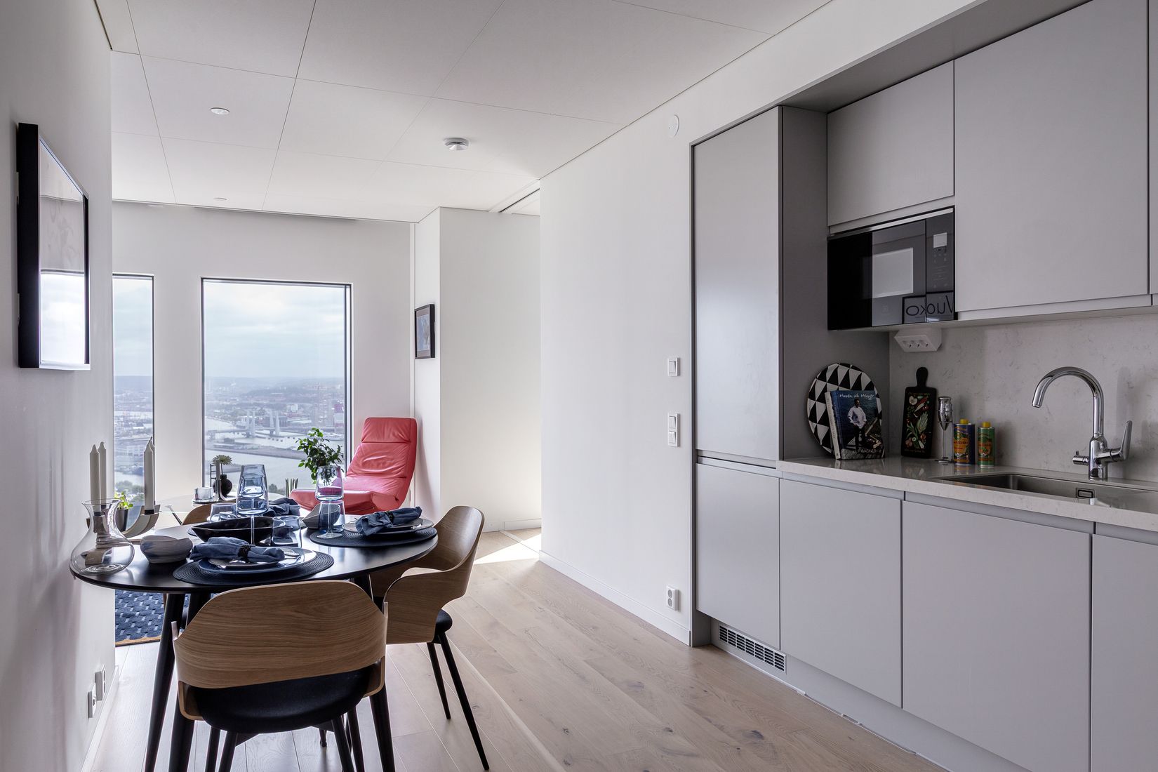 Bostadsrätt, Lodjursstråket 1 (Karlatornet vån 37), Lindholmen, Göteborg