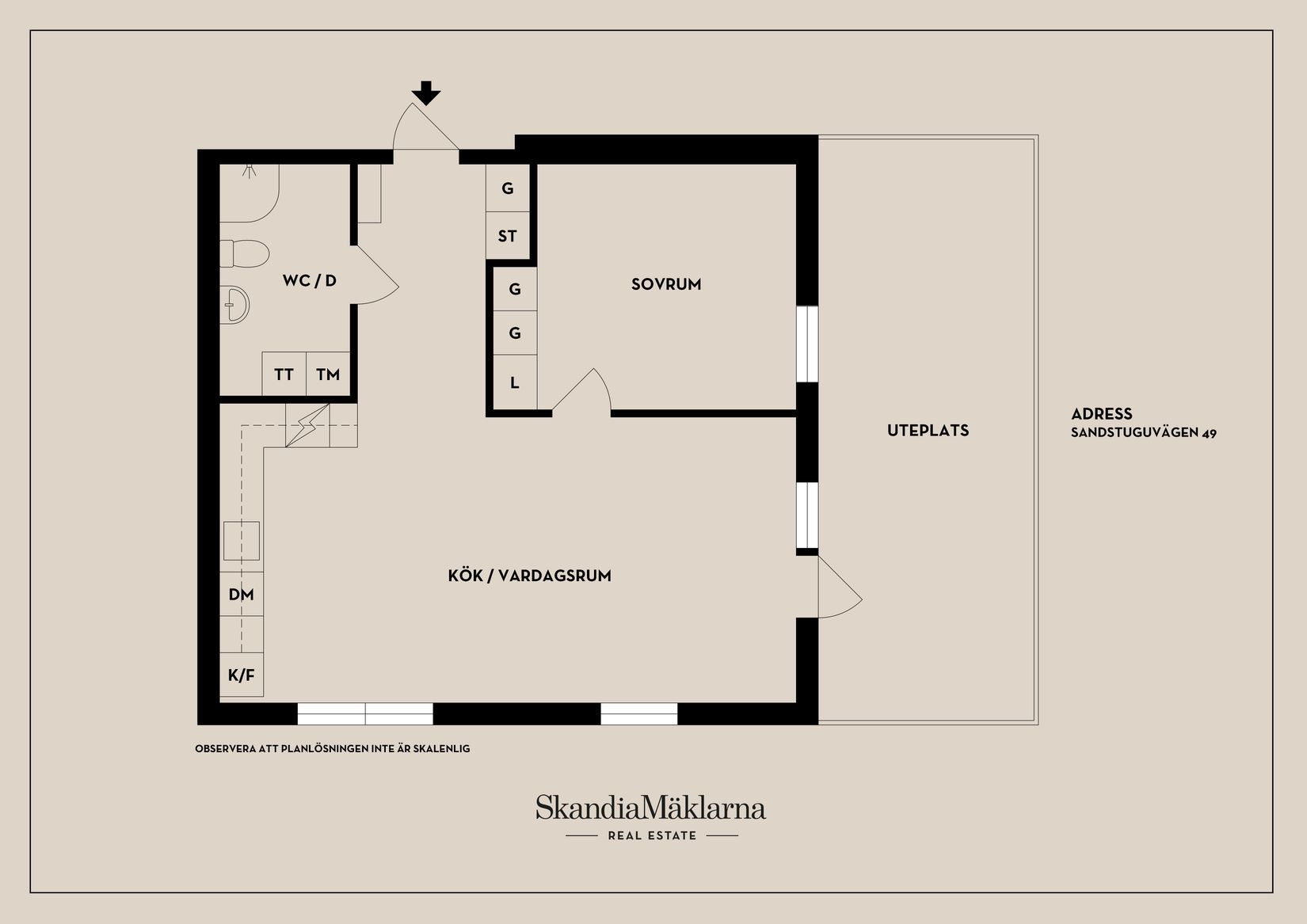 Bostadsrätt, Sandstuguvägen 49, Uttran Kvarnsjön, Botkyrka