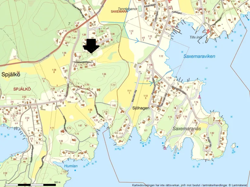 Tomt, Lotsbergsstigen, Saxemara , Ronneby