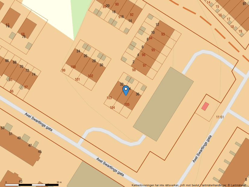 Villa, Radhus, Axel Swartlings gata 34, Klockaretorpet, Norrköping