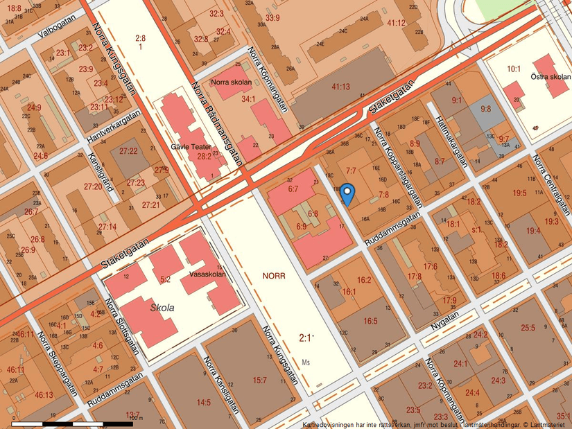 Bostadsrätt, Norra Köpmangatan 18A, Gävle Centrum, Gävle