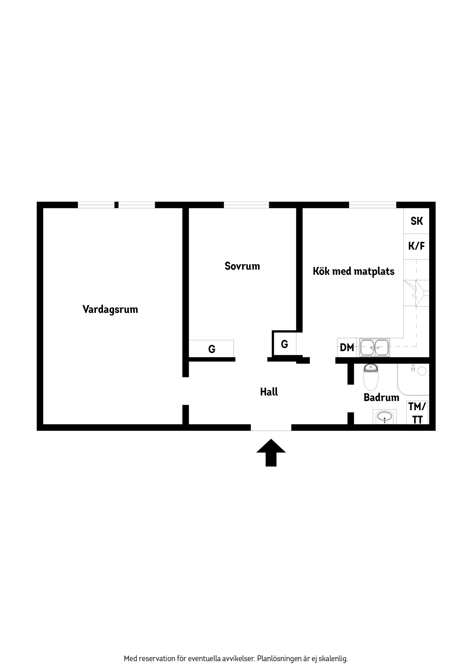 Bostadsrätt, Västerlånggatan 21A, Centralt, Eslöv