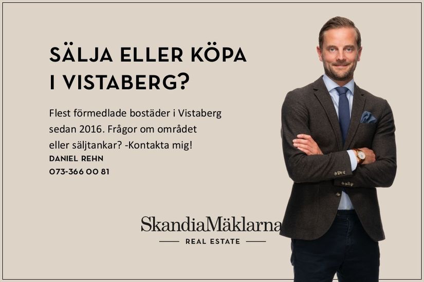 Bostadsrätt, Vistabergs allé 42, Vistaberg, Huddinge