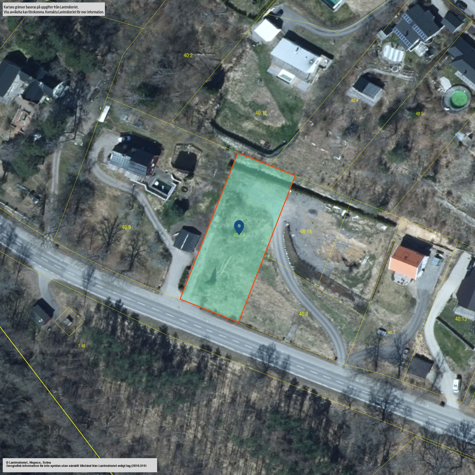 Tomt, Finspångsvägen 570D, Svärtinge, Norrköping