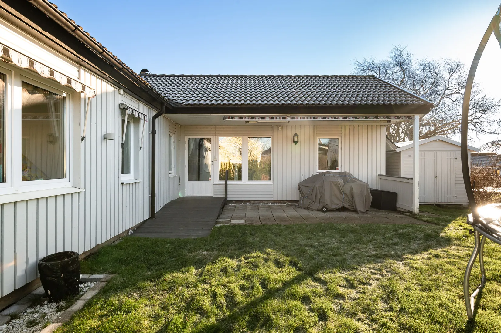 Villa, Radhus, Fågelsångsvägen 14, Tegelviken, Motala