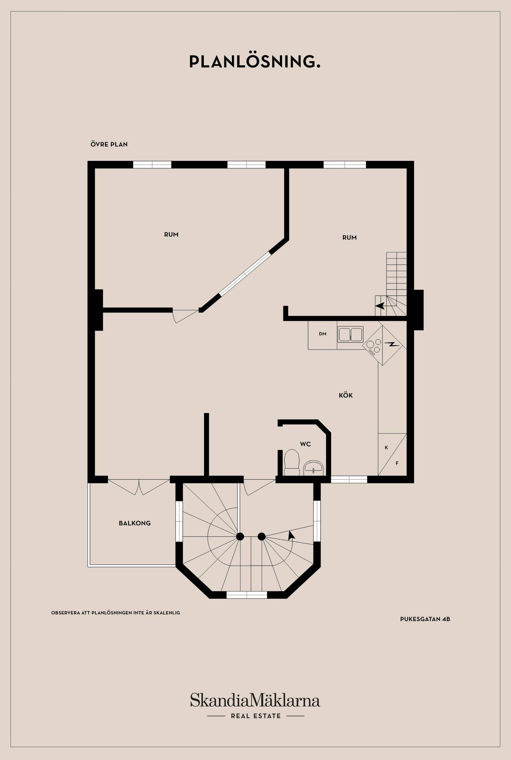Villa, Pukesgatan 4B, Björkholmen, Karlskrona