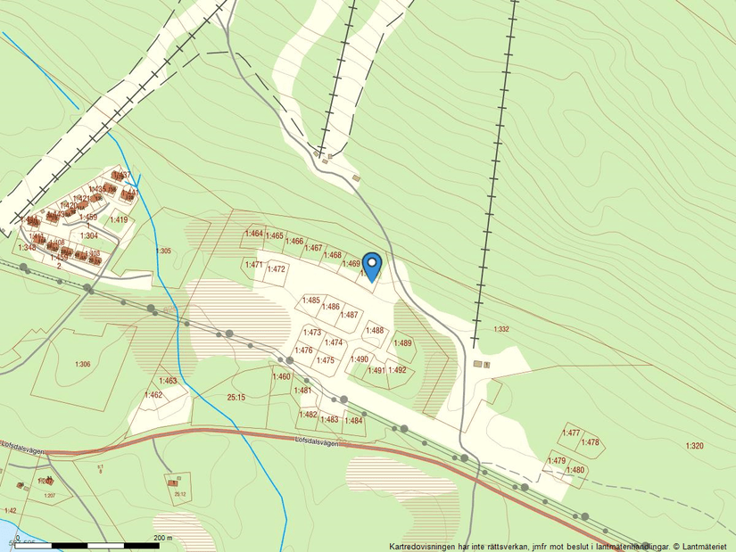 Tomt, Lovsångsslingan 12, Härjedalen