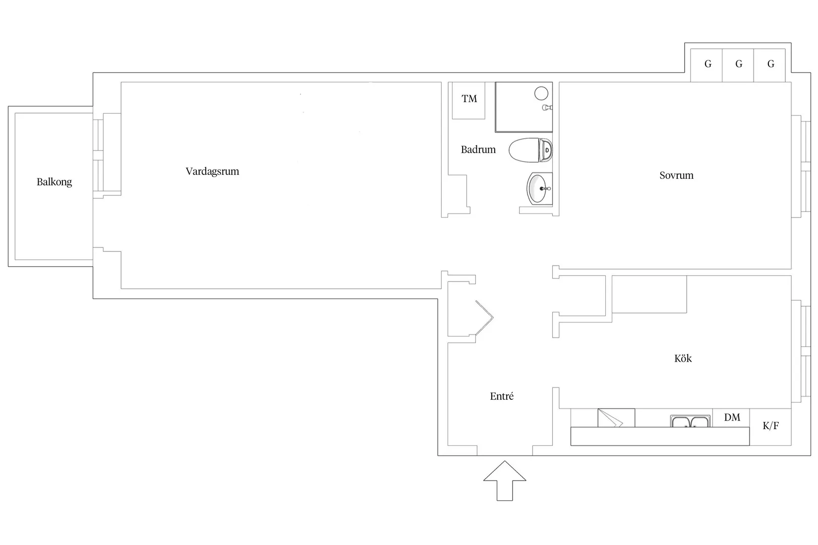 Bostadsrätt, Värpatorparens Väg 1B, Centrum, Hässleholm