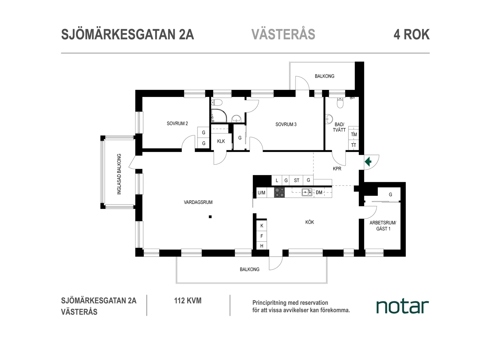 Bostadsrätt, Sjömärkesgatan 2A, Lillåudden, Västerås