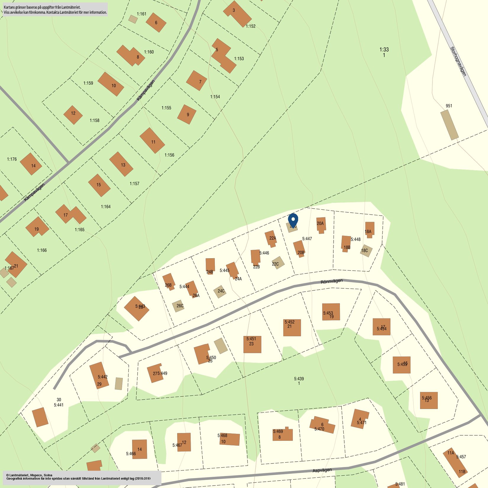 Bostadsrätt, Rönnvägen 20C, Storhogna, Berg