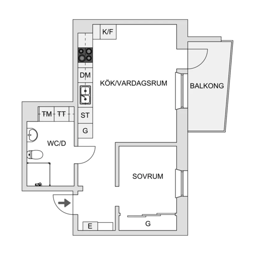 Bostadsrätt, Eketrägatan 12A, Centrala Hisingen Kyrkbyn, Göteborg