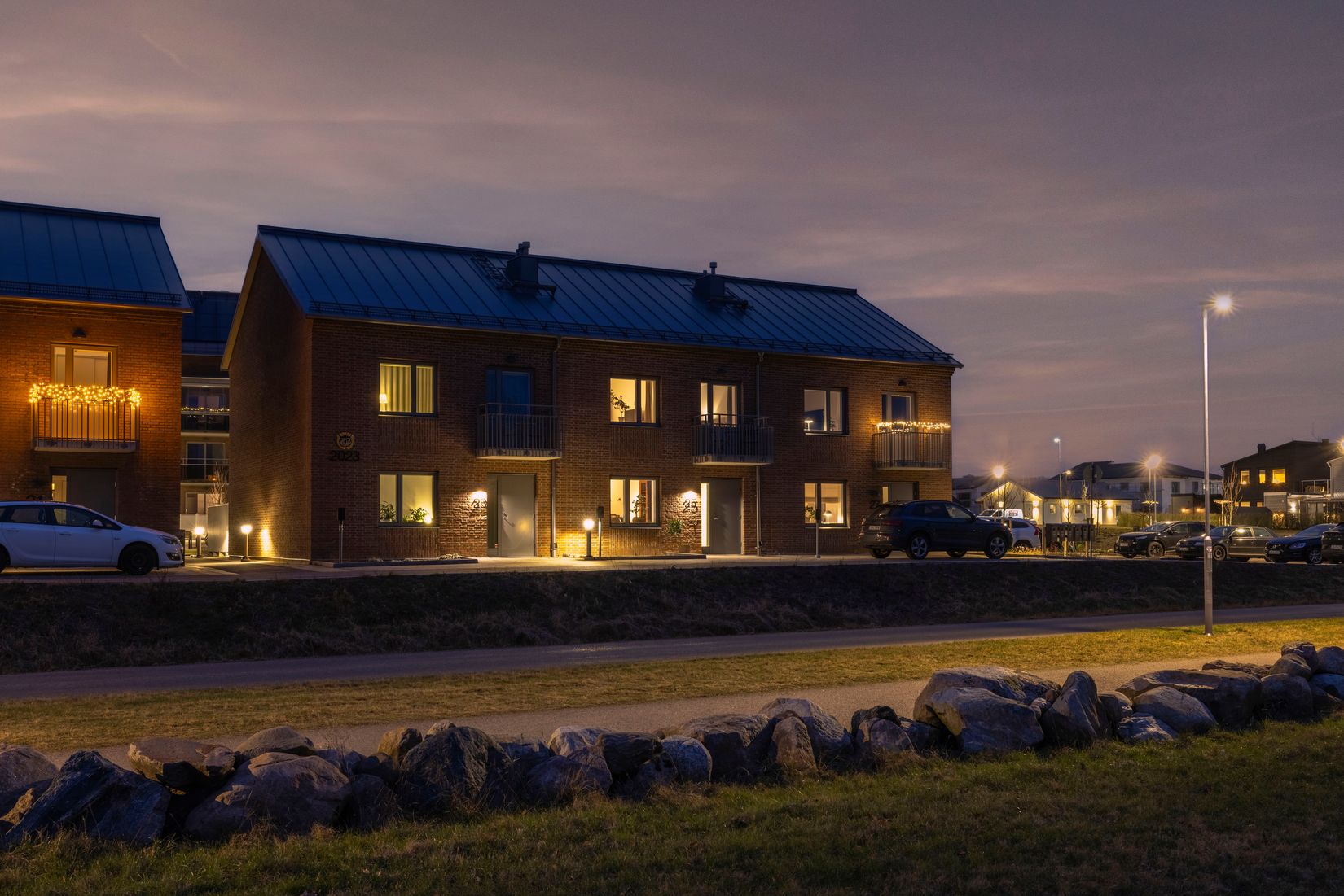 Radhus, Skymningsvägen 25, Ranagård, Halmstad