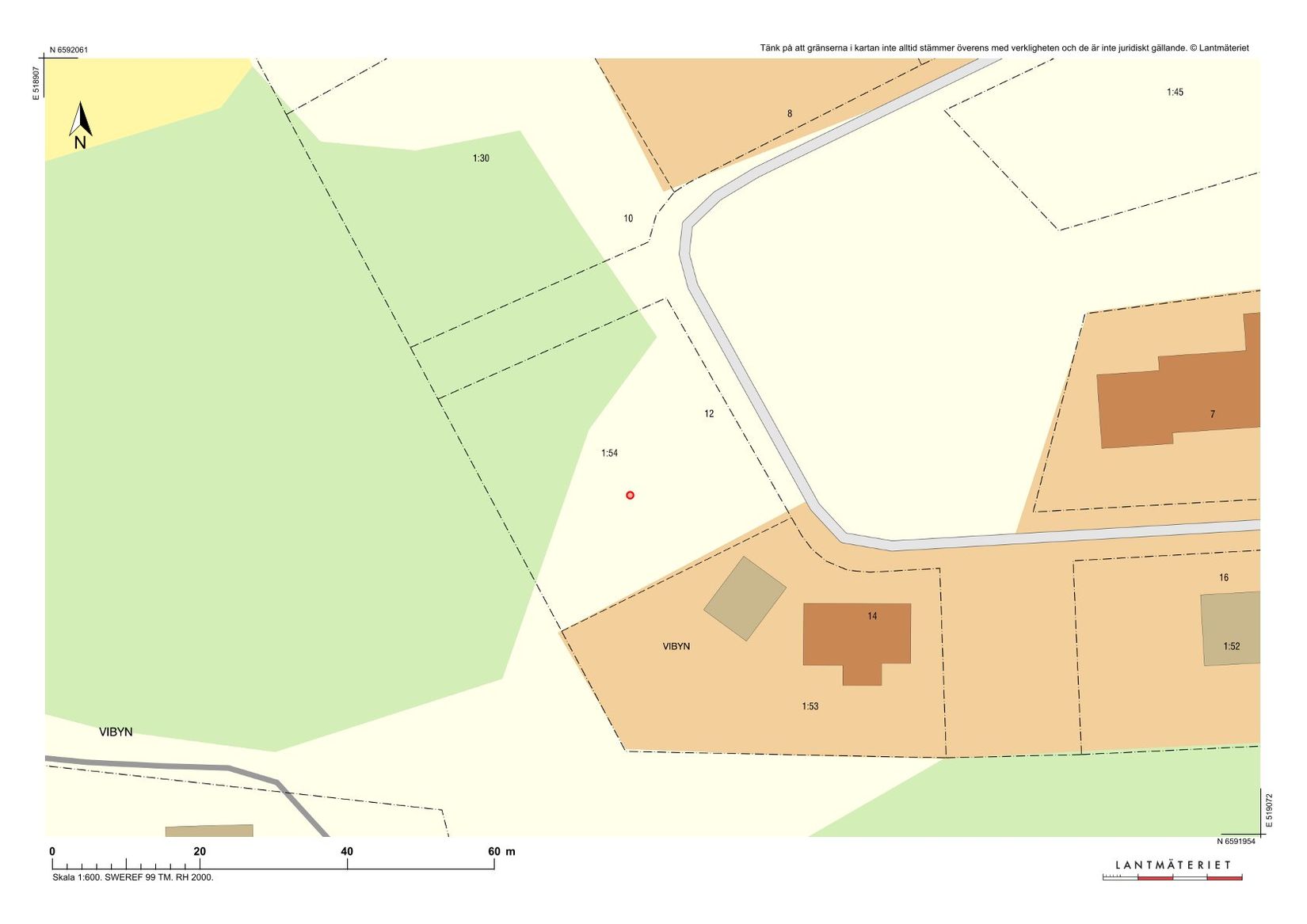 Tomt, Vibyn 12, Lindesberg