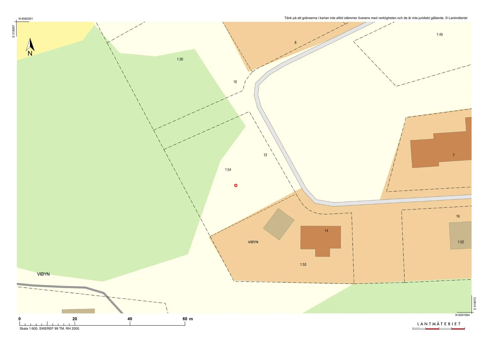 Tomt, Vibyn 12, Lindesberg