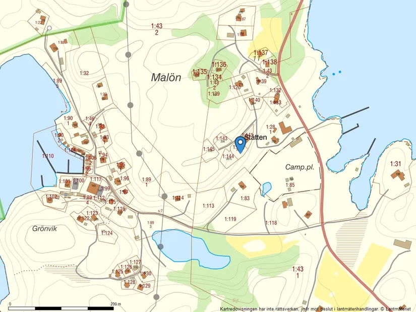 Tomt, Malön 207B, Flatön/Malö, Orust