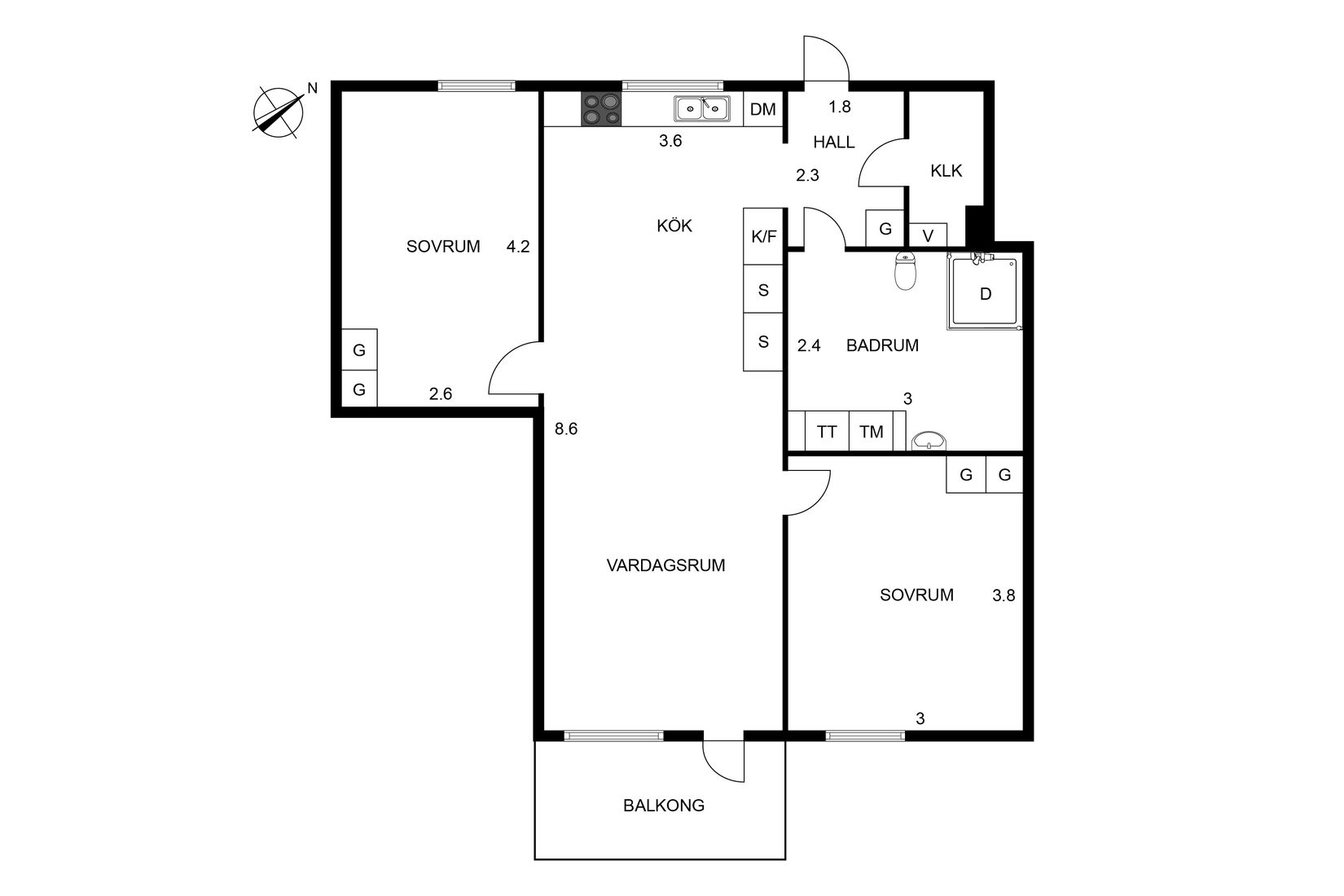 Bostadsrätt, Landerivägen 154, Holmängen, Vänersborg