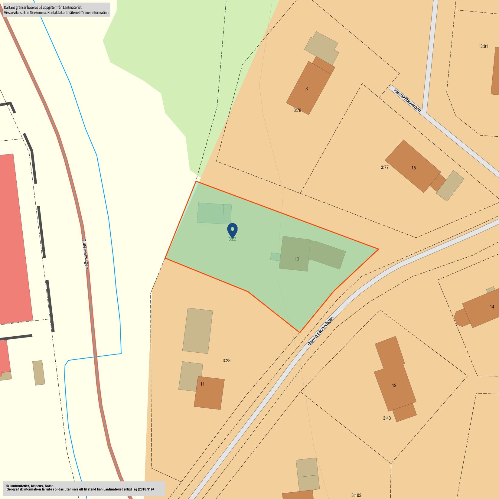 Villa, Gamla Sävarvägen 13, Täfteå, Umeå