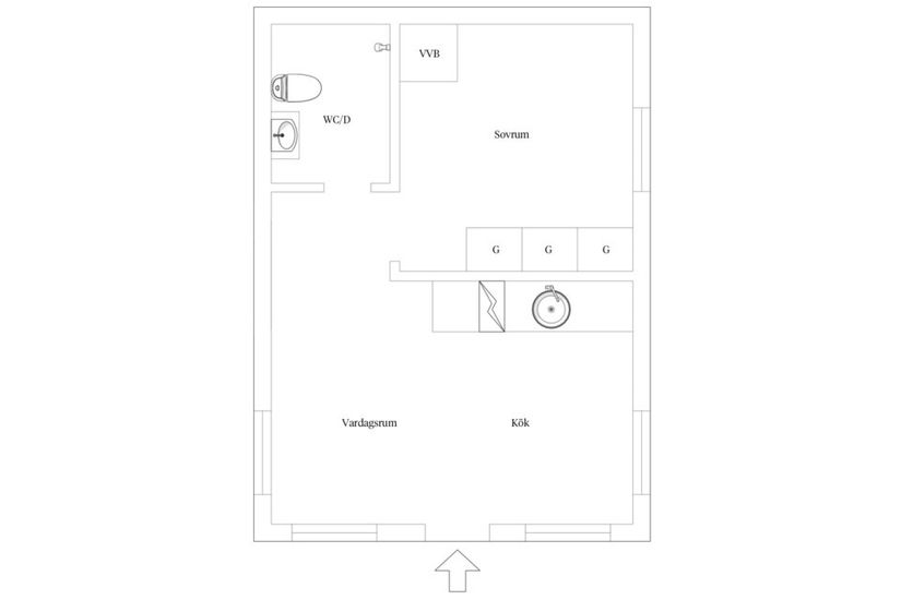 Bostadsrätt, Strandvägen 80, Stuga 112, Slite, Gotland
