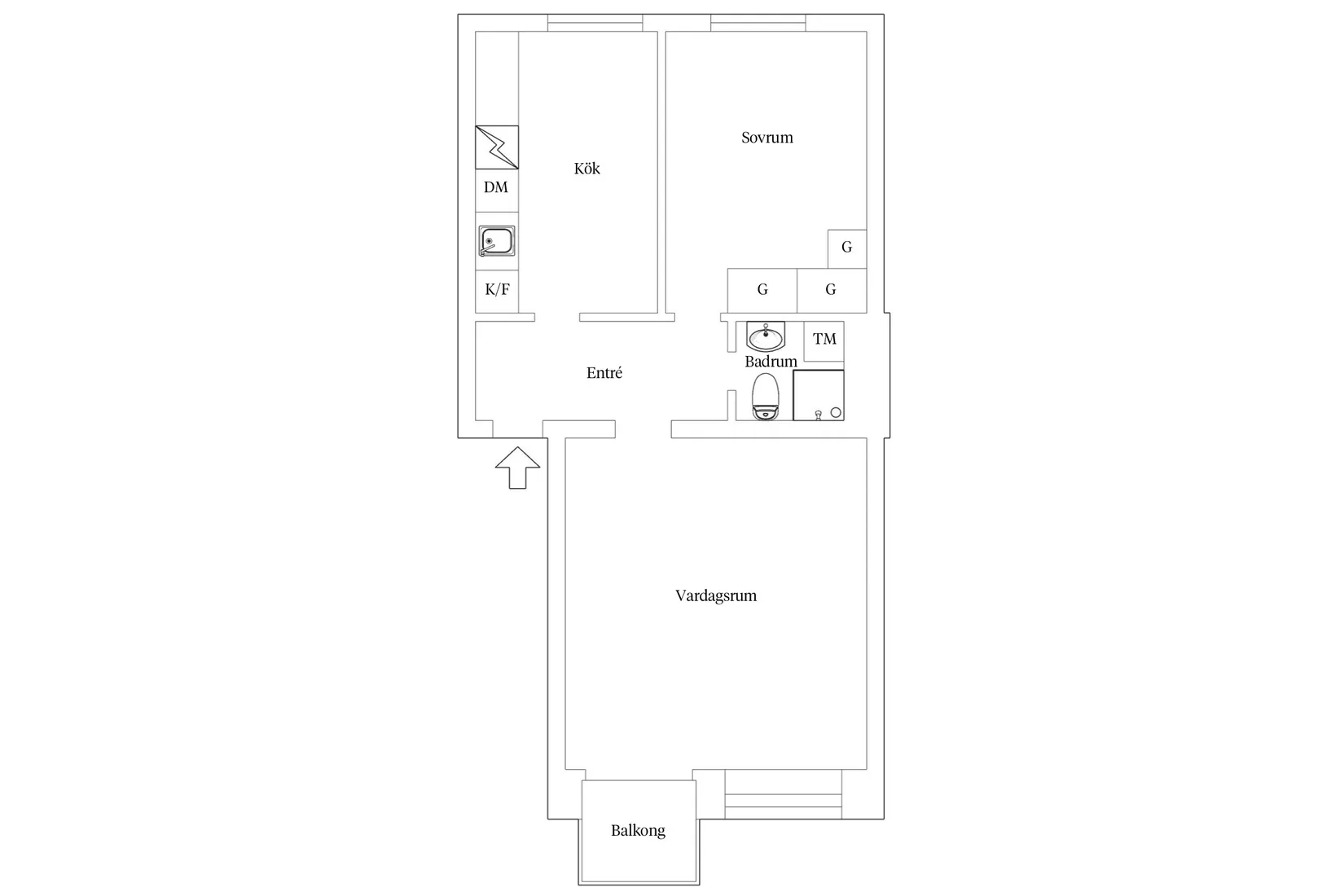 Bostadsrätt, Björkvägen 3B, Parkstaden, Kristianstad
