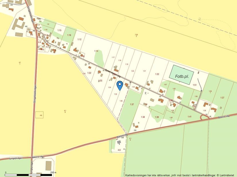 Tomt, Syster Karins väg 36, Gärds Köpinge, Kristianstad