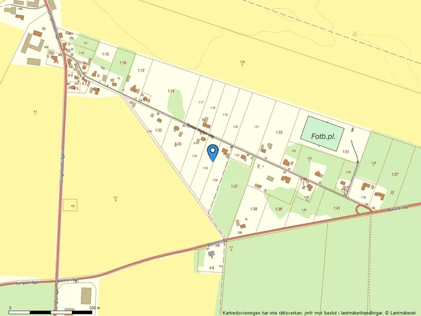 Tomt, Syster Karins väg 36, Gärds Köpinge, Kristianstad