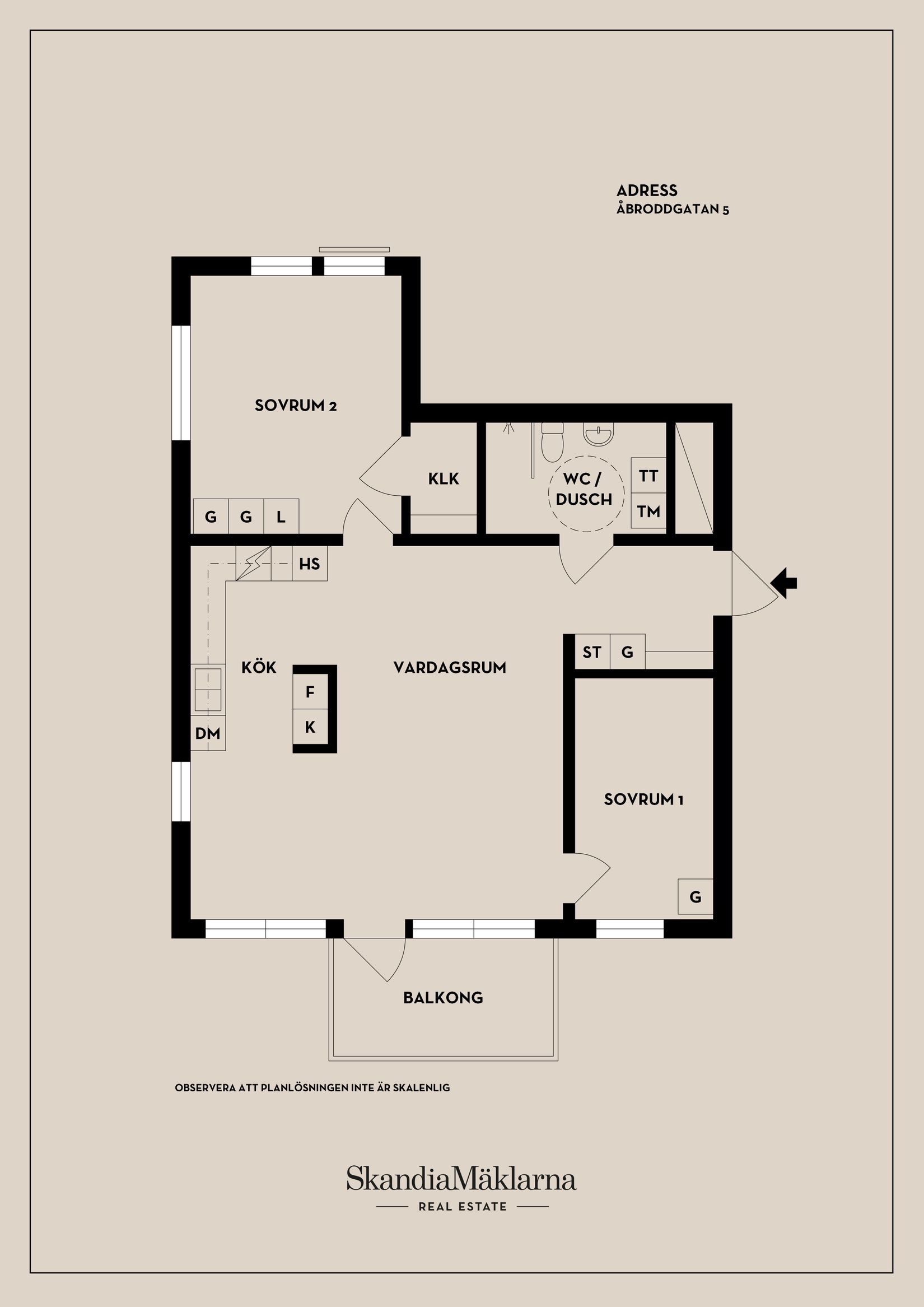 Bostadsrätt, Åbroddgatan 5, Sörbyängen, Örebro