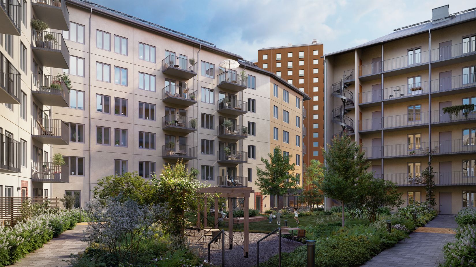 Bostadsrätt, Gaffelseglet lgh 3-1002 Juno, uteplats, Vega, Haninge