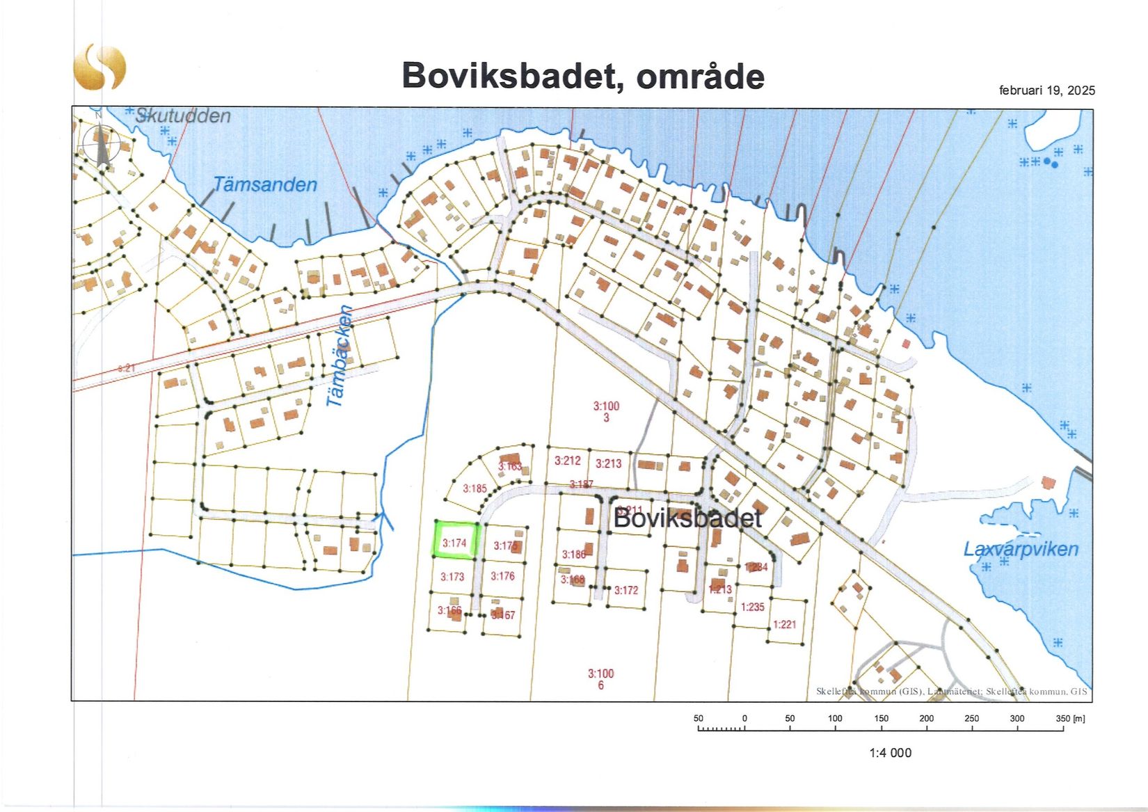 Tomt, Boviksbadet, BOVIKSBADET - Tomt, Skellefteå