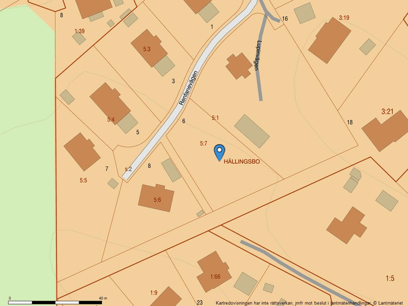 Tomt, Renfanevägen 6, Olstorp/Furuberg, Lerum