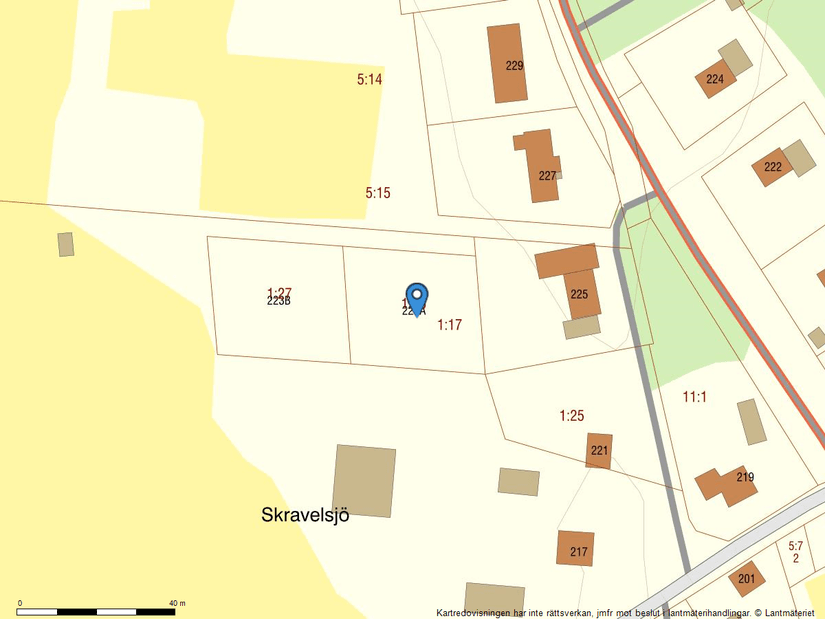 Tomt, Skravelsjö 223A, Skravelsjö, Umeå