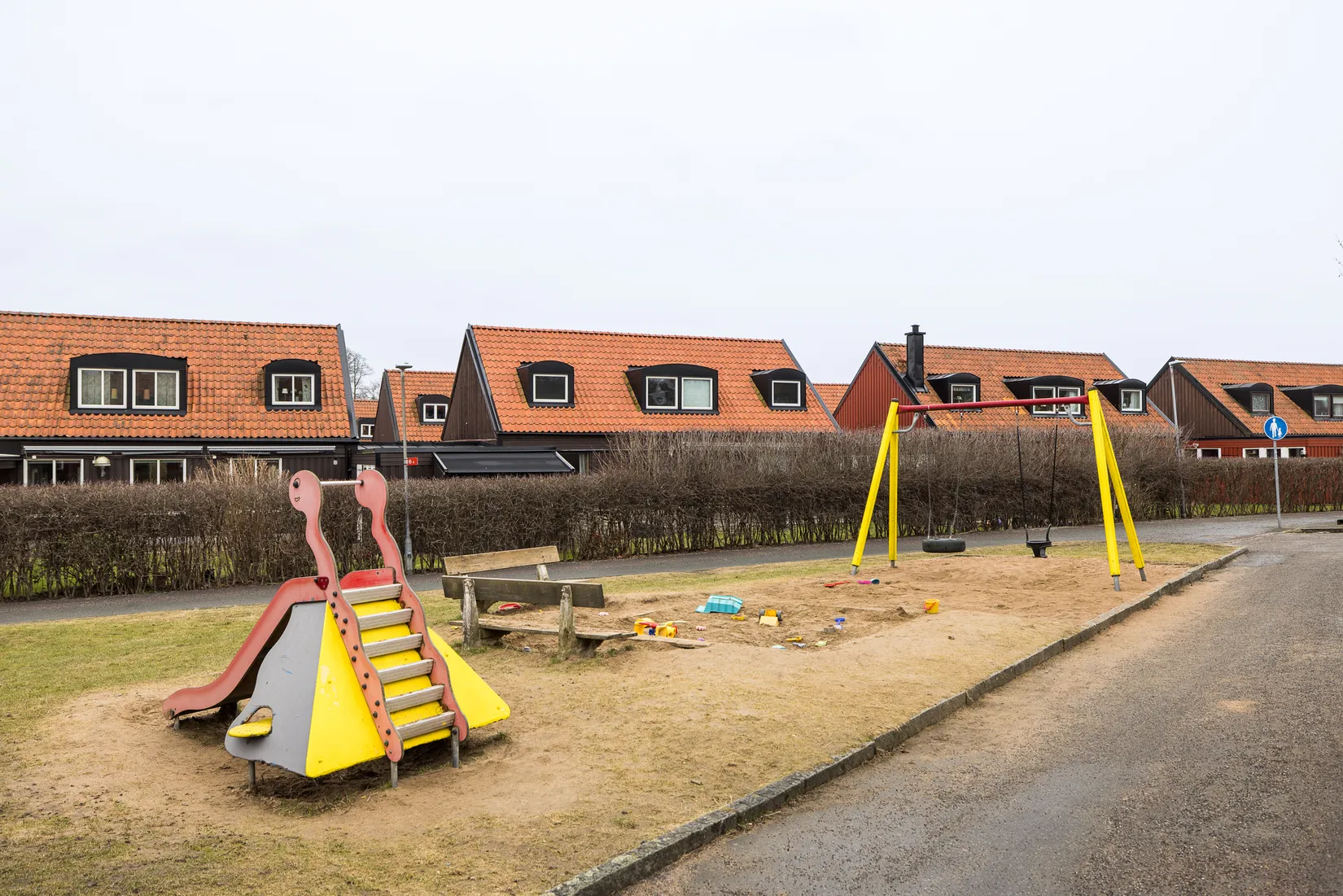 Radhus, Karmosingatan 58, Näset, Göteborg