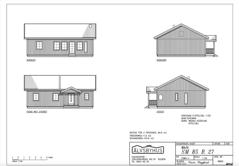 Fritidshus, Kittelfjäll 228C, Kittelfjäll, Vilhelmina