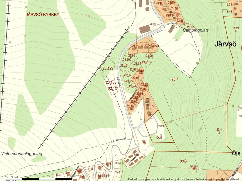 Tomt, Bergsstigen 9, Järvsö, Öjeberget, Ljusdal