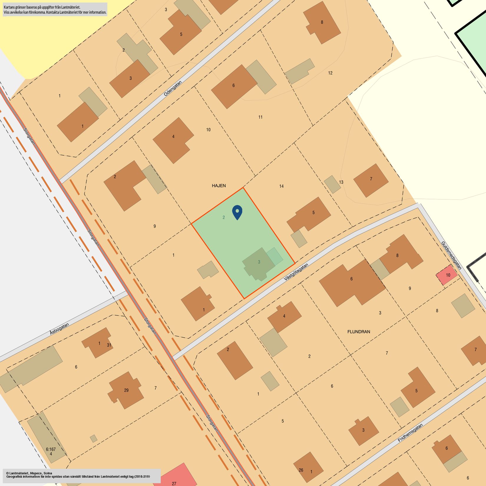 Villa, Västgötagatan 3, Centrala Kvänum, Vara